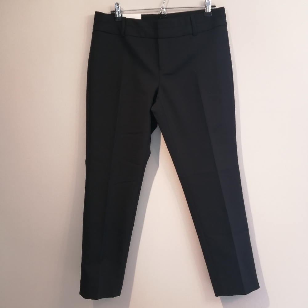 NWT Calvin Klein Black Modern Ankle Pants Size 8